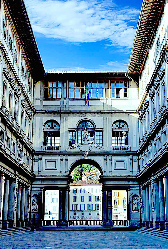 La pinacoteca degli Uffizi