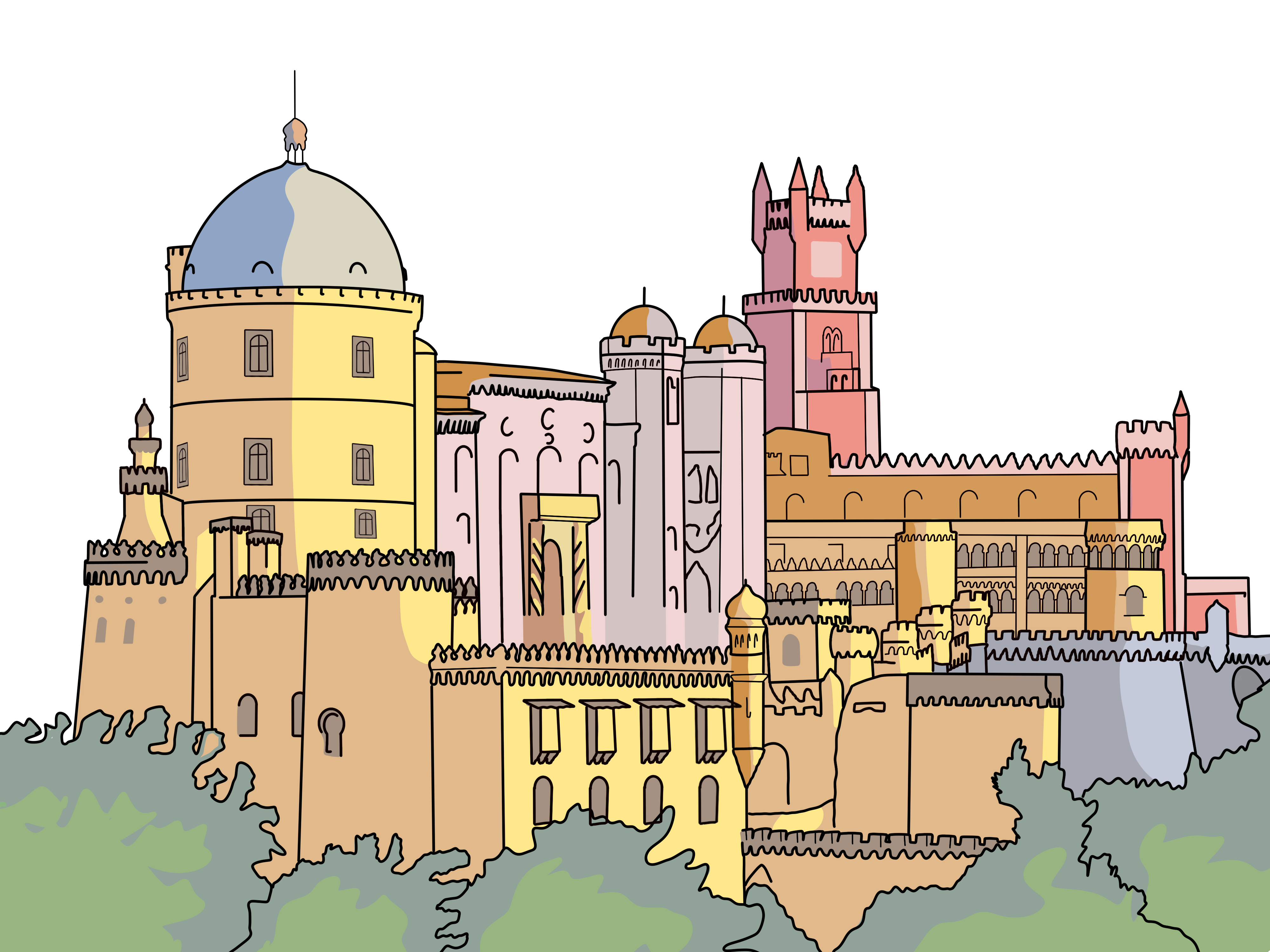 ﻿National Park And Pena Palace: the romantic vision