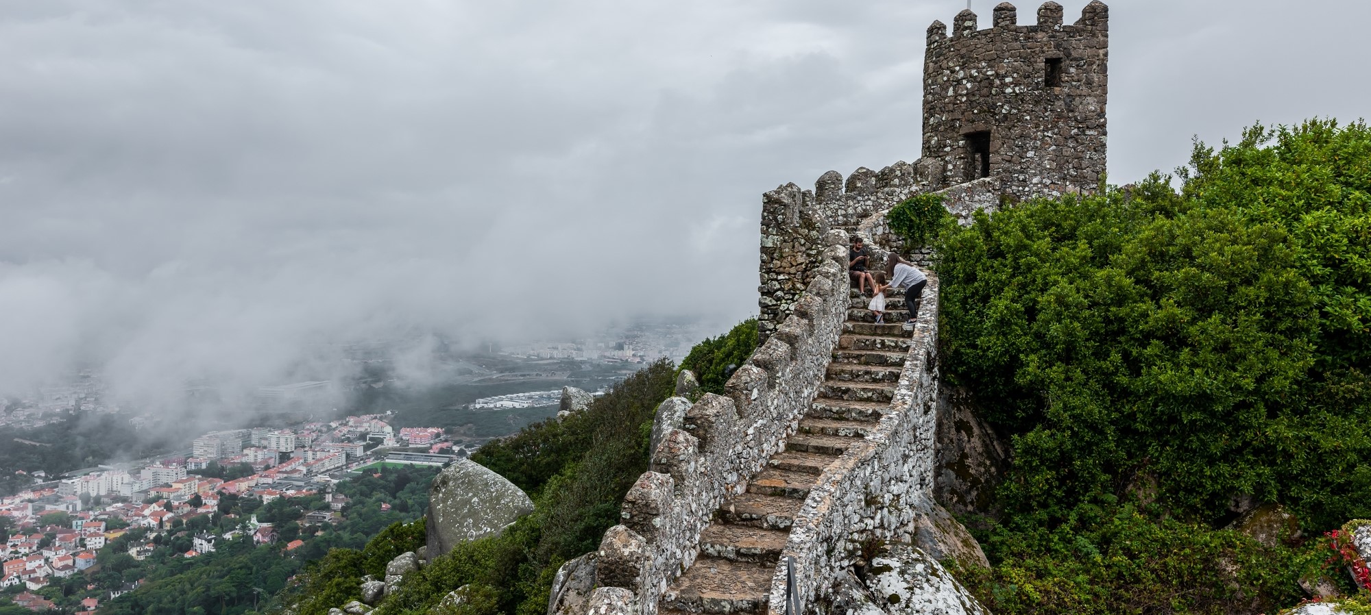 ﻿The Moorish Castle: gazing upon Sintra